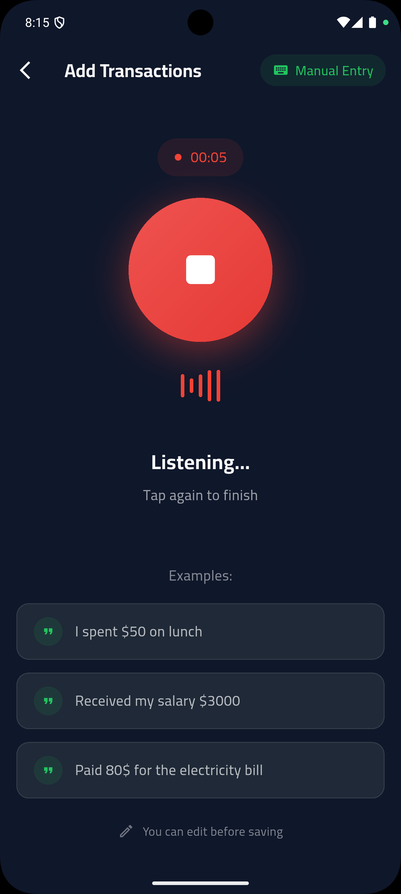 App Interface