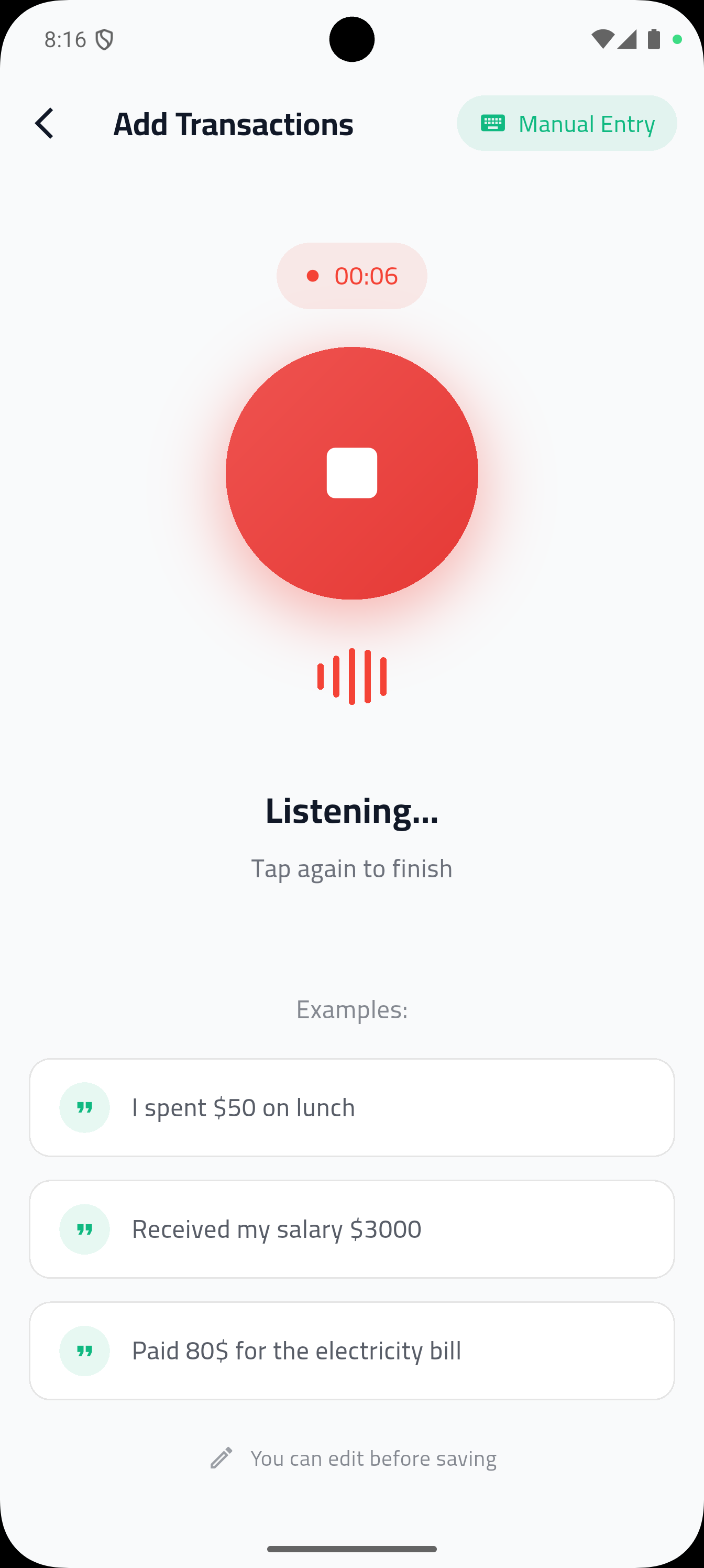 App Interface